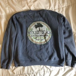 blue myrtle beach sweatshirt